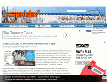 Tablet Screenshot of escapadelas.com